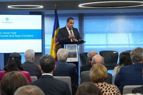 Momento del Foro Empresarial Transfronterizo de la jornada de apertura, el 21 de octubre.