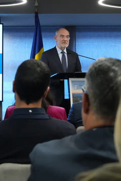 Momento del Foro Empresarial Transfronterizo de la jornada de apertura, el 21 de octubre.