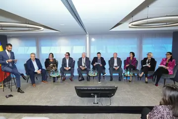 Momento del Foro Empresarial Transfronterizo de la jornada de apertura, el 21 de octubre.